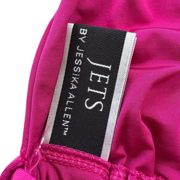 NEW Jets by Jessika Allen Bikini Set Magenta Pink Size 4 - Picture 9 of 12